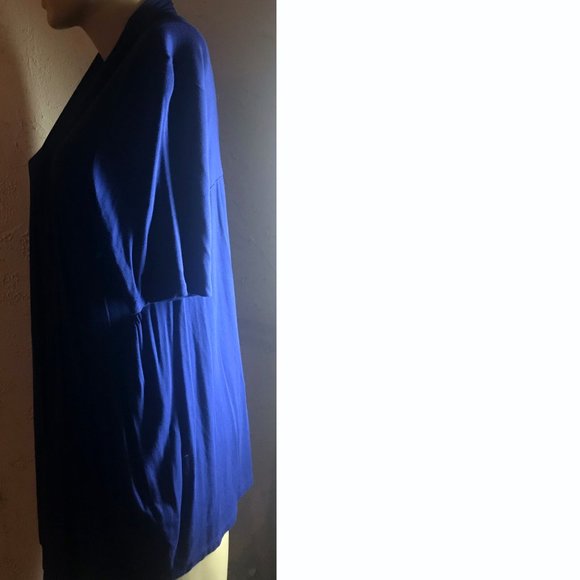 Logo Instant Chic Navy Knit Cardigan Size L - Picture 4 of 6